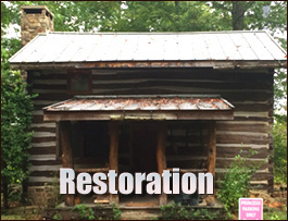 Historic Log Cabin Restoration  Miller County, Georgia